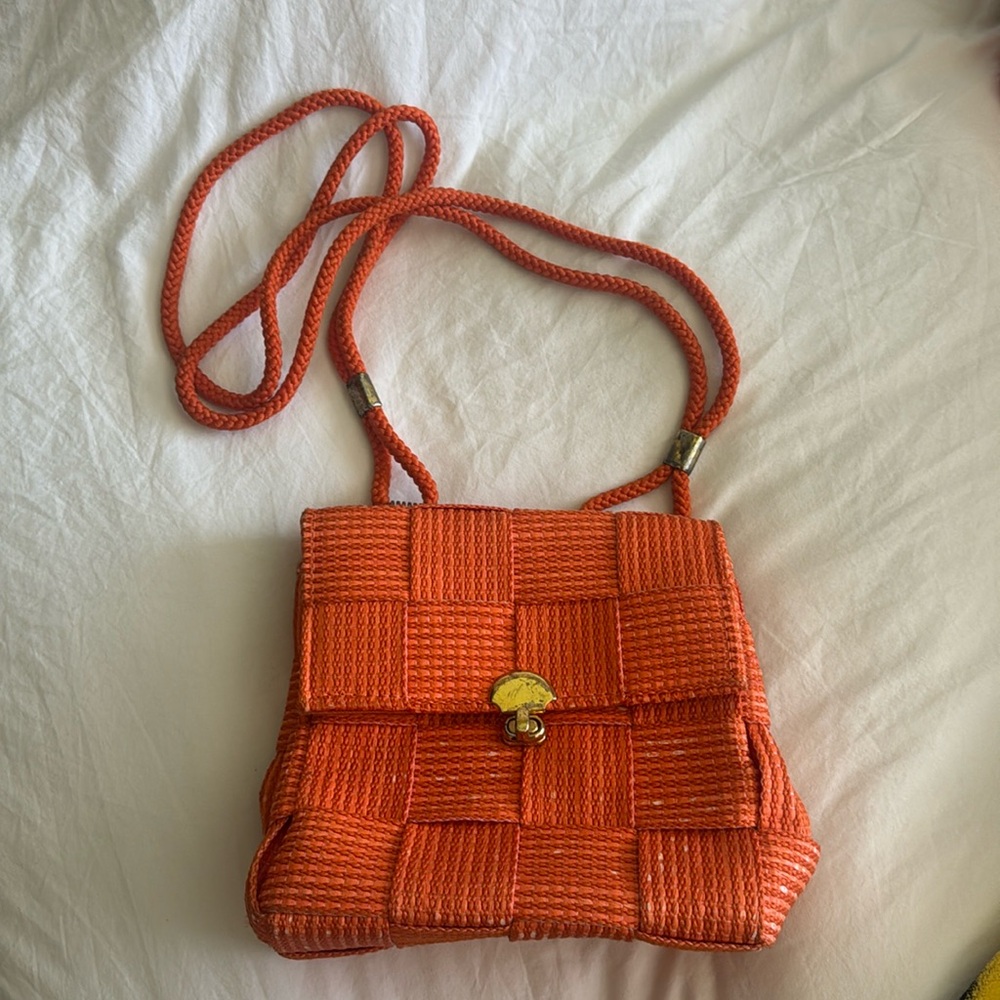 Vintage Woven Crossbody